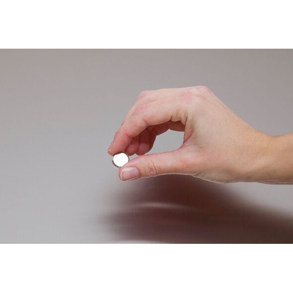 MAUL Neodym-Kraftmagnet,  16 mm , 5 kg, 2 St. hellsilber
