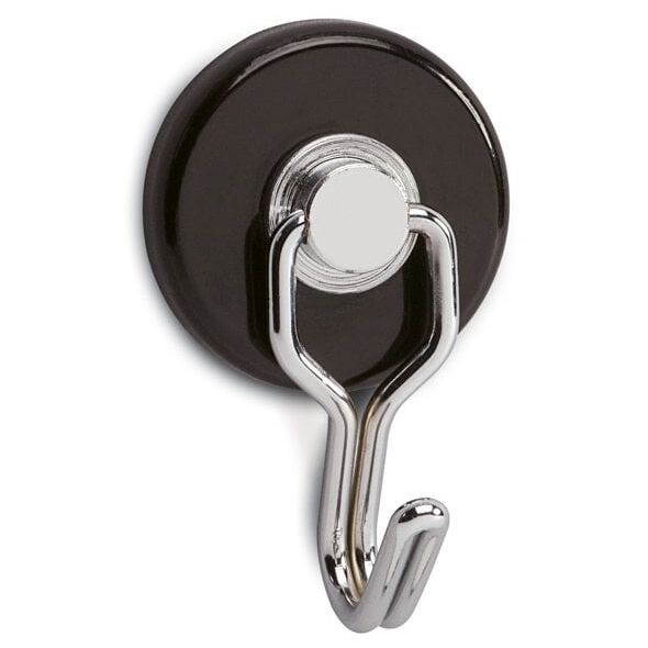MAUL Magnet Karussell-Haken  37 mm , 5 kg, 2 St. schwarz