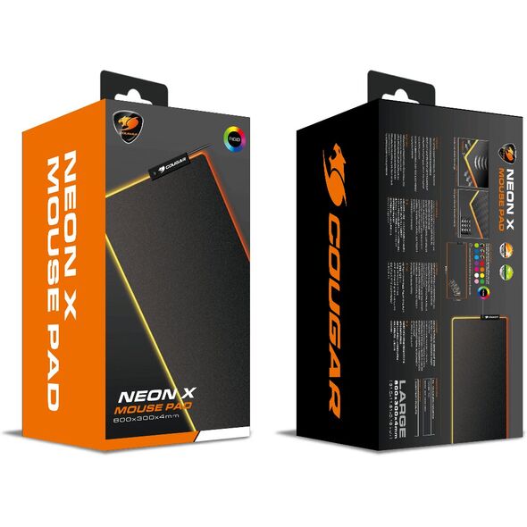 COUGAR Gaming Mauspad NEON X, ARGB, 800x300