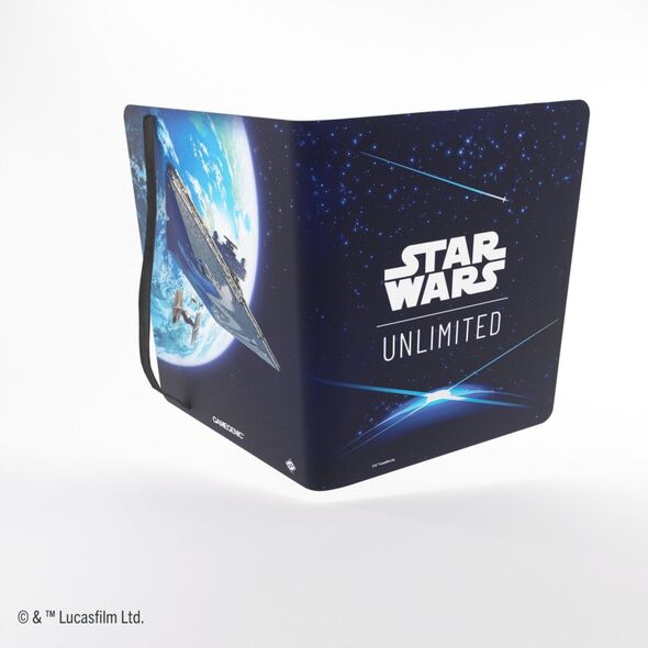 Gamegenic: Star Wars Unlimited Card Game - 18-Pocket Album - Card Back Blue