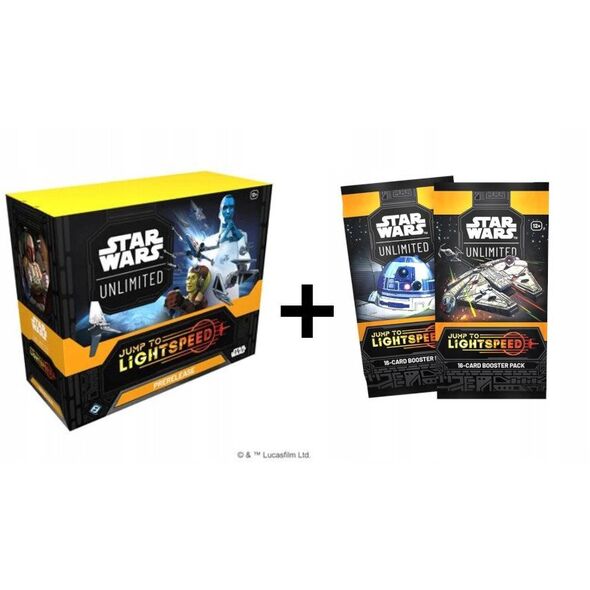 Star Wars: Unlimited Card Game - Jump to Lightspeed - Prerelease Display (8)