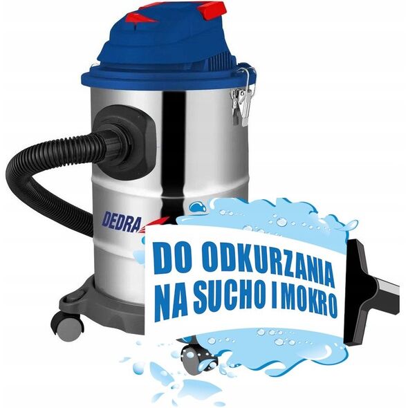 Odkurzacz do pracy na sucho/mokro1200W 20L filtr baweł.worek