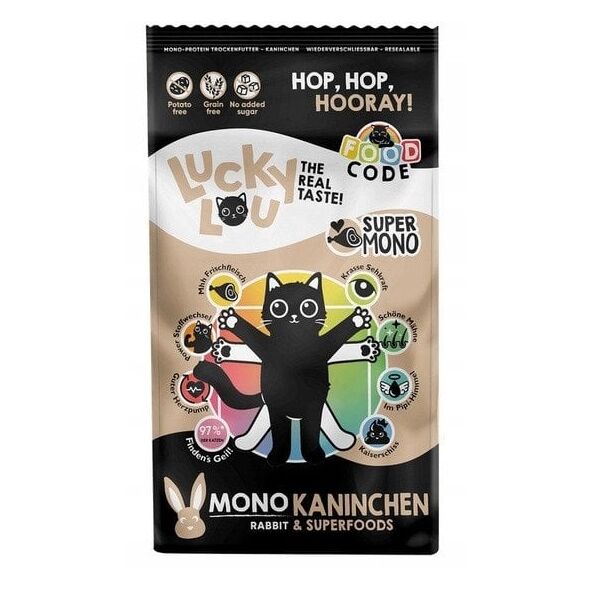 Lucky Lou Food Code Mono Królik 750g
