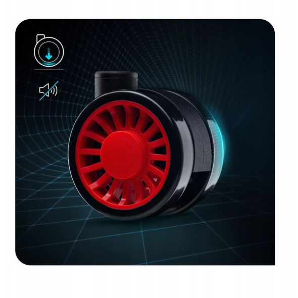 Fotel Gamingowy Diablo X-Horn 2.0 Small: czarno-czerwony