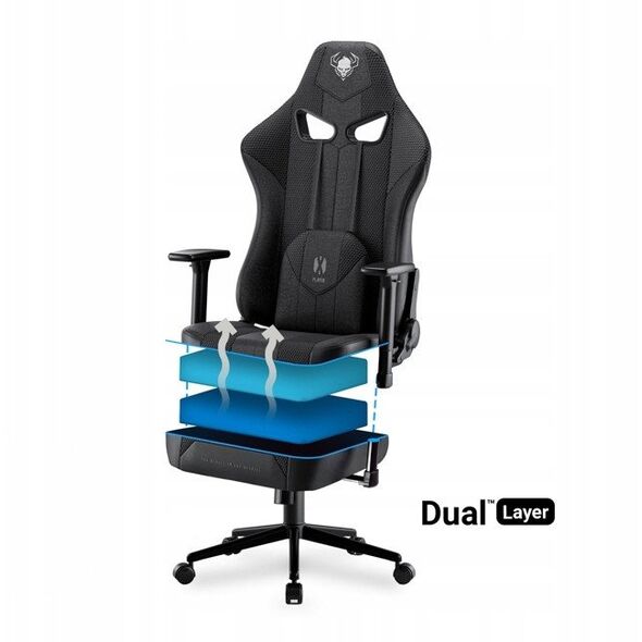 Fotel Obrotowy Diablo X-Player 2.0 Small, Czarny
