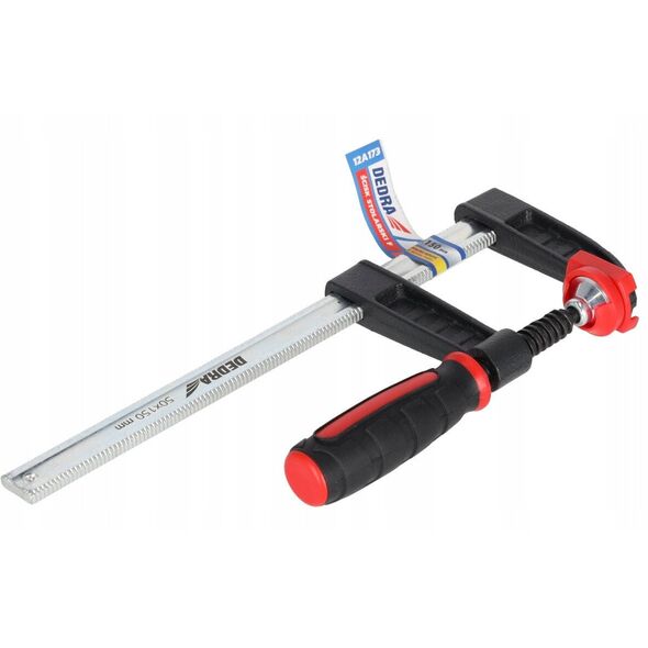 Ścisk stolarski F 300x120mm, 2-materiałowa rękojeść