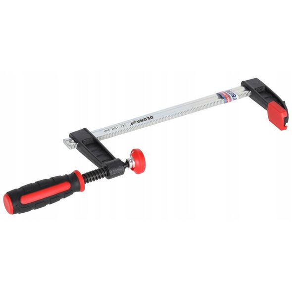 Ścisk stolarski F 250x50mm, 2-materiałowa rękojeść