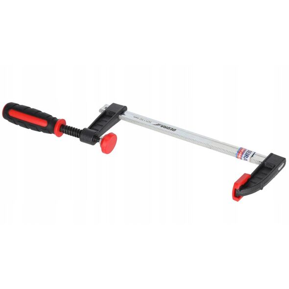 Ścisk stolarski F 300x80mm, 2-materiałowa rękojeść
