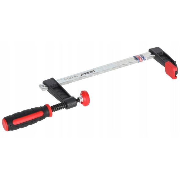 Ścisk stolarski F 1000x120mm, 2-materiałowa rękojeść
