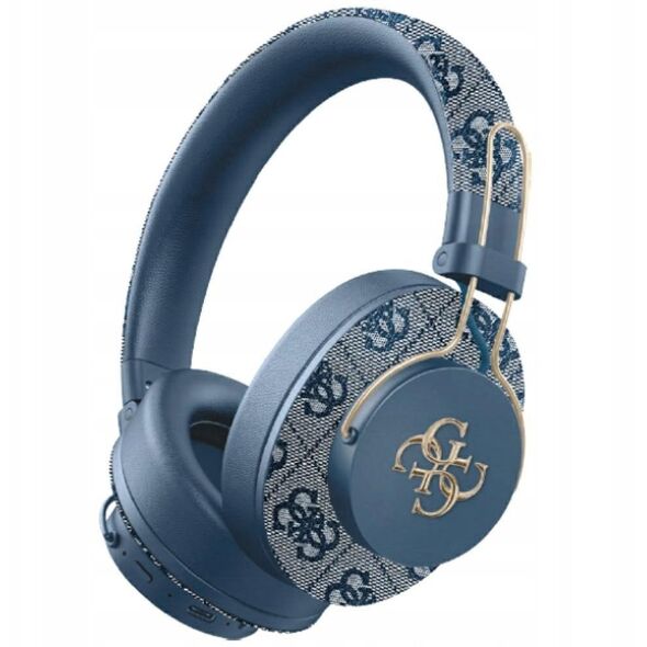Słuchawki nauszne Guess Bluetooth ENC    Metal 4G Logo niebieski