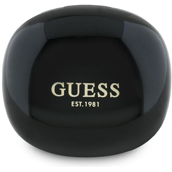 Słuchawki TWS Guess Flat Classic Logo    Electroplated czarny