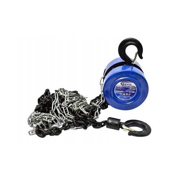 Wciągarka łańcuchowa GEKO PREMIUM 2T x 3M/stal/(1)
