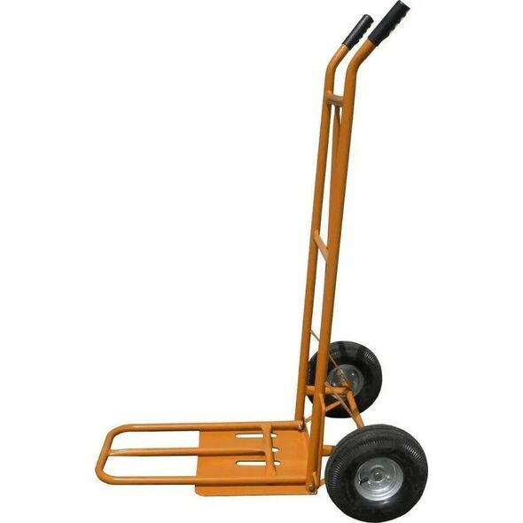 Wózek transportowy 250kg 400x300mm(wysuwany podest) pomarańcz(1)