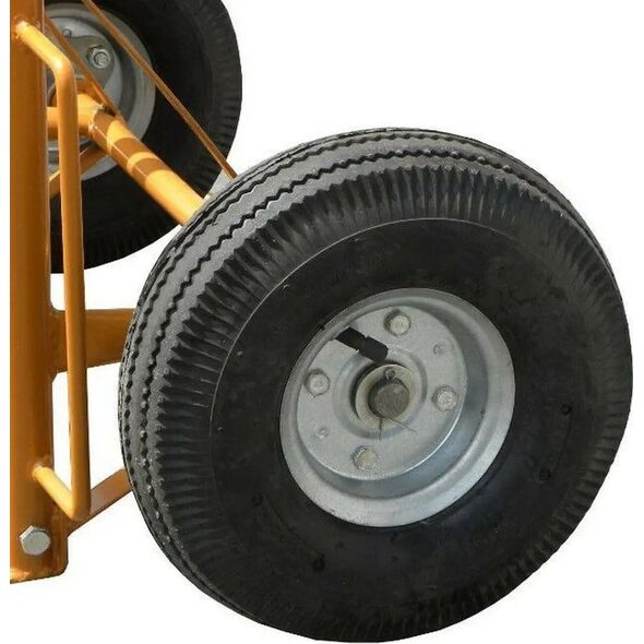 Wózek transportowy 250kg 400x300mm(wysuwany podest) pomarańcz(1)