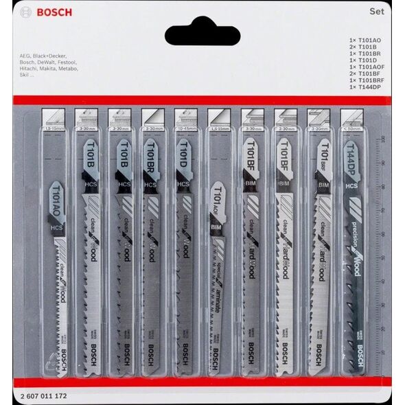 Bosch Blister Set STB 10-Stk. clean
