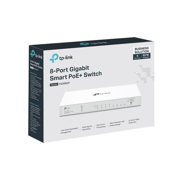 TP-Link Smart Switch Festa FS308GP 8-Port Gigabit PoE
