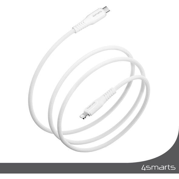 4smarts USB-C auf Lightning Kabel RapidCord PD 30W 1.5m wei