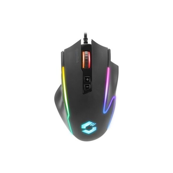 Speedlink Gaming Maus DECUS. 12800 DPI. USB. gummiert. sw retail