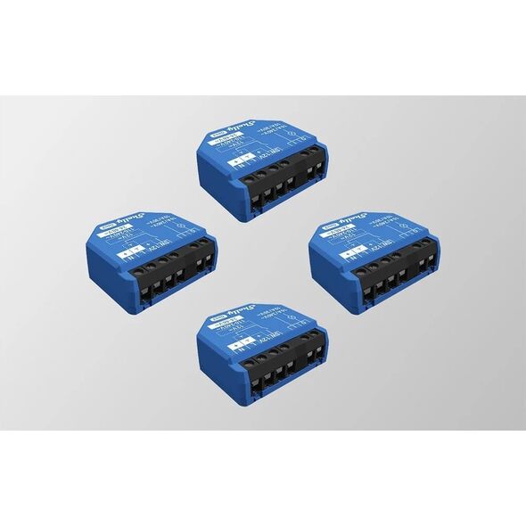 Shelly Relais "1 Gen3 4er Pack" max 16A 1 Kanal WLAN BT