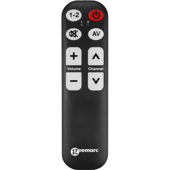Geemarc TV-5 Universalfernbedienung lernfähig große Schrift