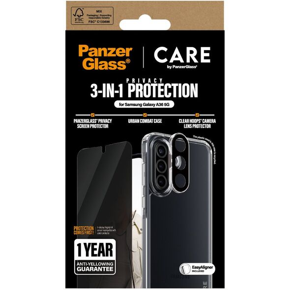 CARE Flagship 3-in-1 Privacy Bundle Samsung Galaxy A36 5G