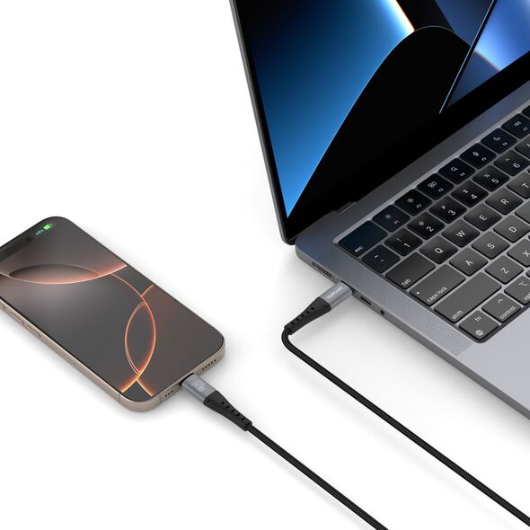 4smarts USB-C Kabel PrimeCord 60W 1,5m, schwarz
