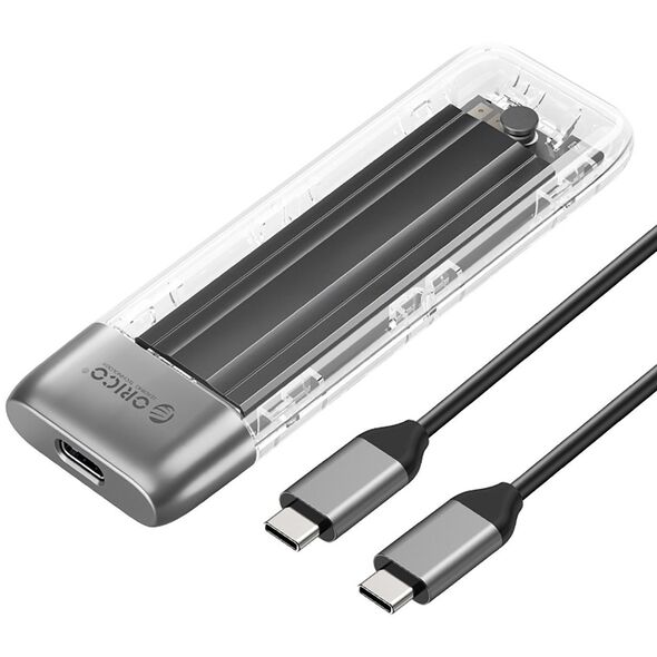 Kieszeń obudowa na dysk TXM2-C3 M.2 NVME USB-C 10Gb/s - szara Kieszeń obudowa na dysk TXM2-C3 M.2 NVME USB-C 10Gb/s - szara