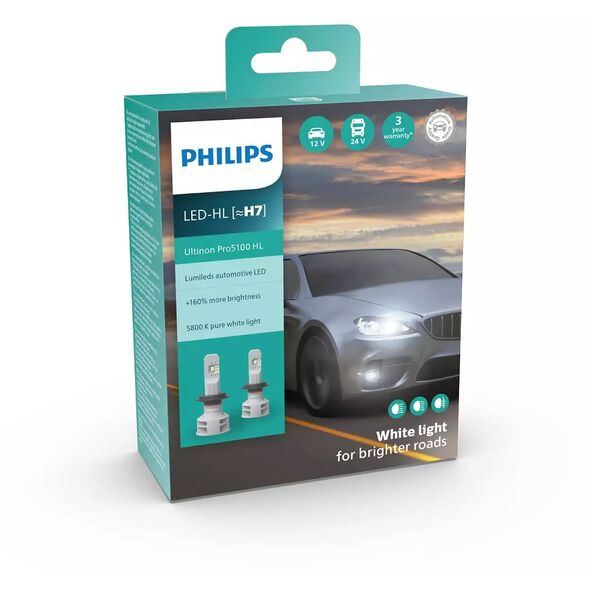 Żarówka samochodowa Philips Led H7 U51 HL