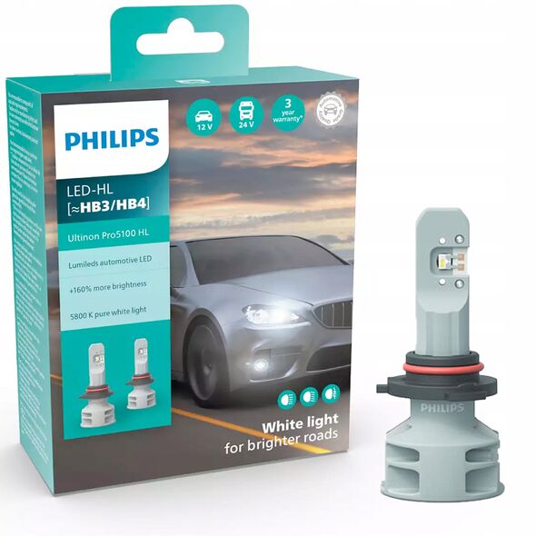 Żarówka Philips Led HB3/HB4 U51 HL