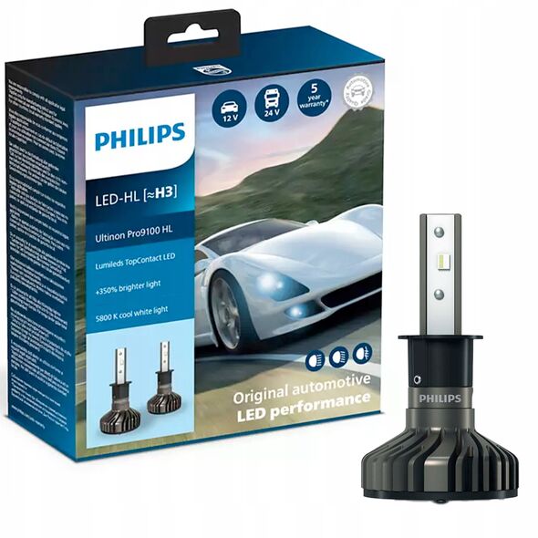 Lampa Philips Led H3 U91 HL Scenelight High Lumens