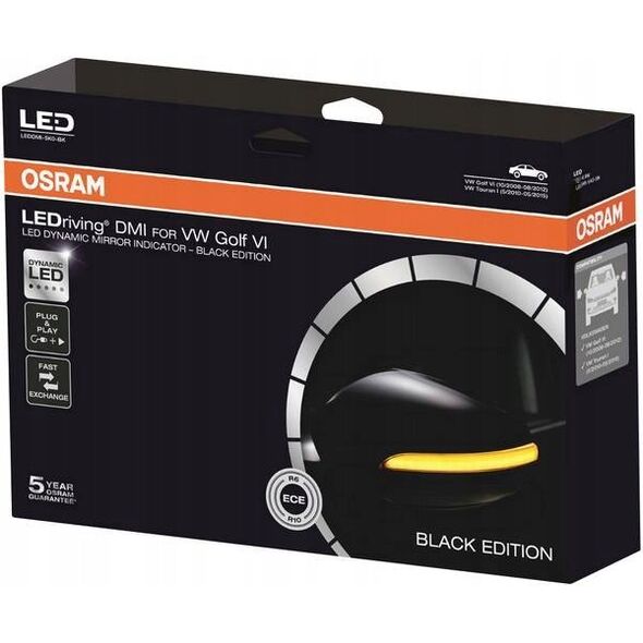 Żarówka Osram LED DMI 5K0 BK S do VW Golf VI Black