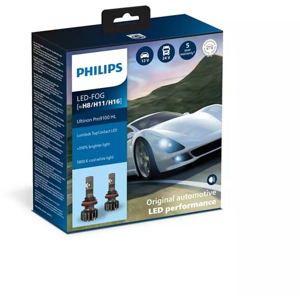 Philips Led H8/H11/H16 Fog U91 HL