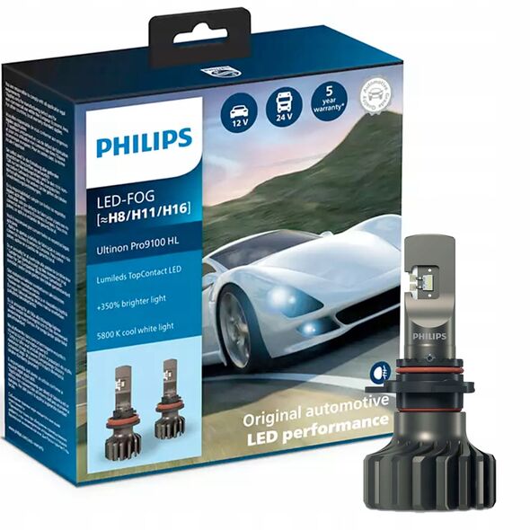 Philips Led H8/H11/H16 Fog U91 HL