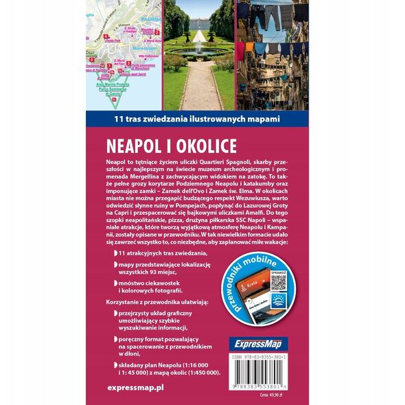 Neapol i okolice light: przewodnik + mapa EDUKAMP