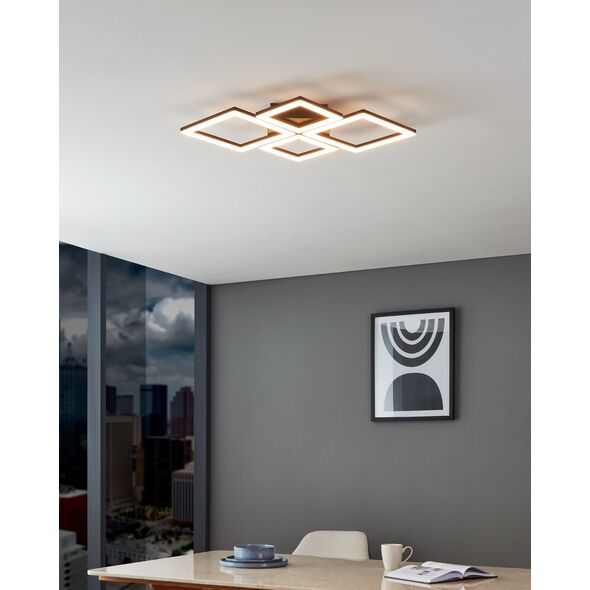 Ceiling LED lamp EGLO PARANDAY-Z, 42W, 3000-6500K, 5000lm, 47x43x6.5cm, without remote control/APP