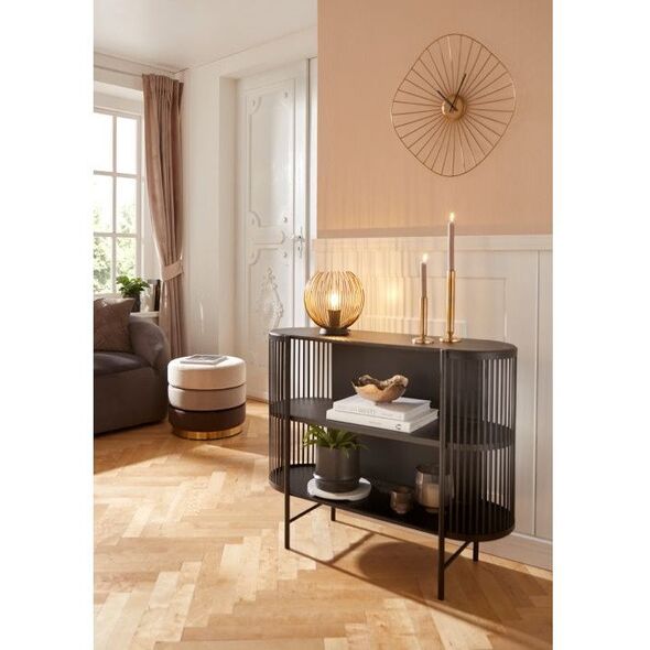 Table lamp EGLO VENEZUELA, 1 x E27, max 40W, black/gold color, O23.5xh22.5cm
