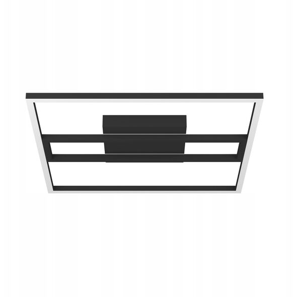 Ceiling LED lamp EGLO Calagrano, 21.5W, RGB, 2900lm, black, 45 x 45 x 5 cm