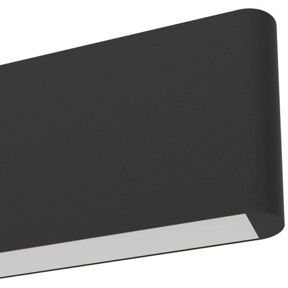 Ceiling LED lamp EGLO Andreas, 2x19W, RGB, 4320lm, black, 117 x 7 x 110 cm