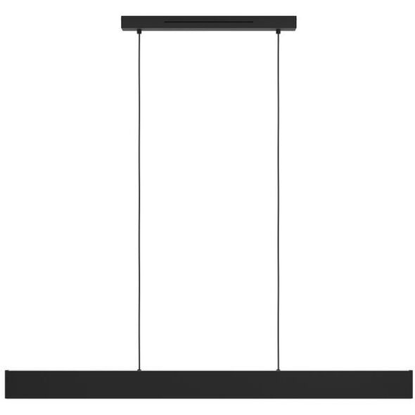 Ceiling LED lamp EGLO Andreas, 2x19W, RGB, 4320lm, black, 117 x 7 x 110 cm