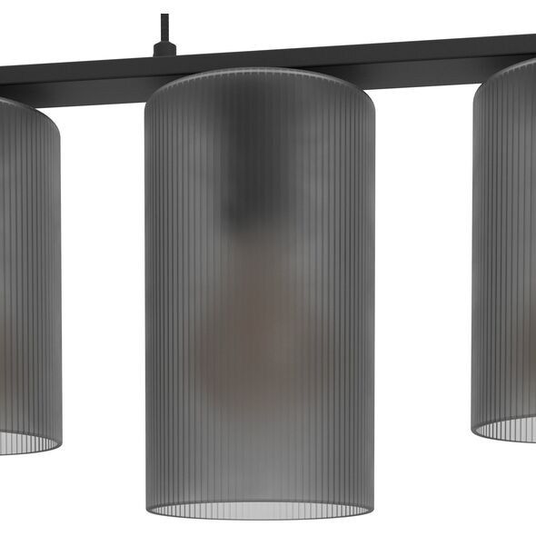 Pendant lamp EGLO COLOMERA, 5 x 40 W, E27, black/grey, 12 x 80 x 110 cm