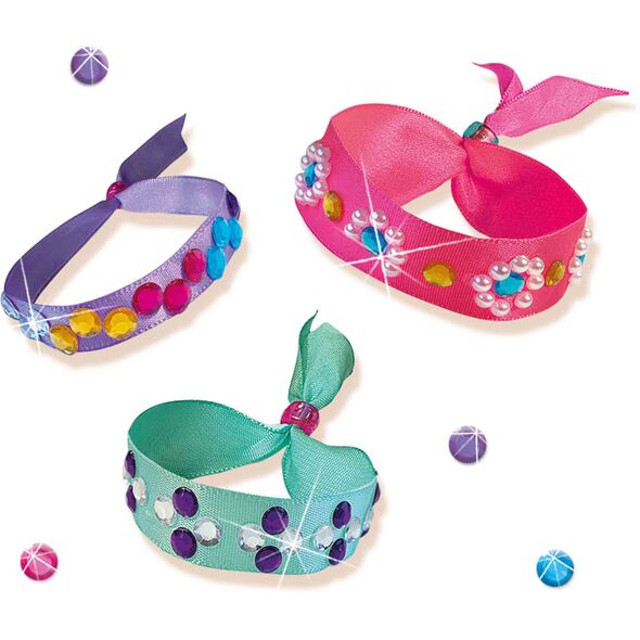 Apyrankų gamybos rinkinys vaikams SES Creative Diamond Bands