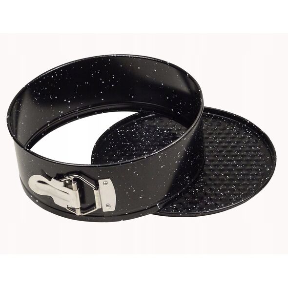 TORTOWNICA BLASZANA ROZPINANA Z POWŁOKĄ MARMURKOWĄ 20CM BRUNBESTE BB-1048