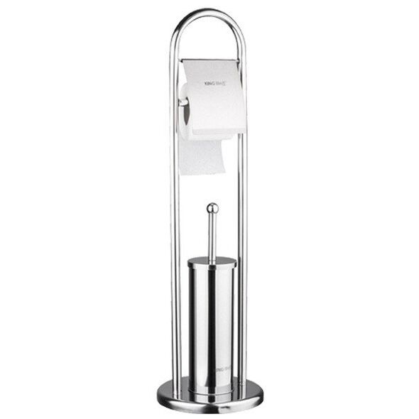 SZCZOTKA TOALETOWA DO WC Z UCHWYTEM NA PAPIER KINGHOFF KH-3221