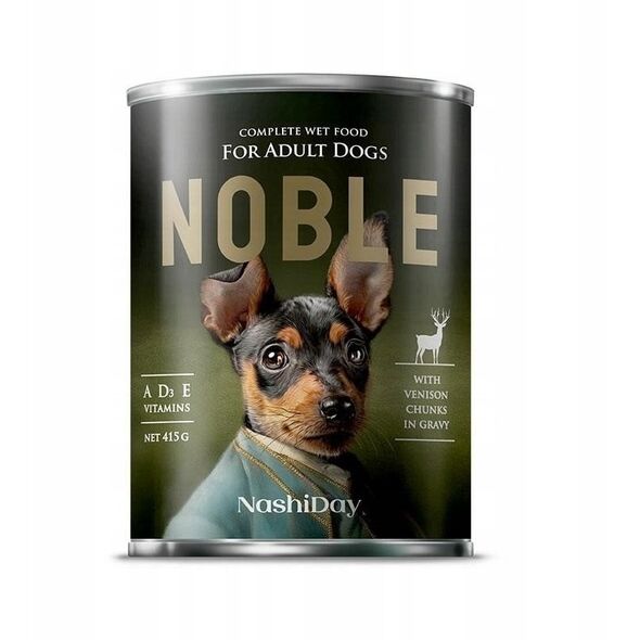 NOBLE DOG 415g  DZICZYZNA   ( kawałki     w sosie )    /24