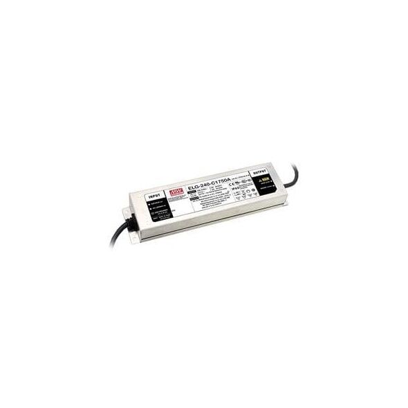 MEAN WELL ELG-240-24DA-3Y, 240 W, IP20, 100 - 305 V, 10 A, 24 V, 71 mm