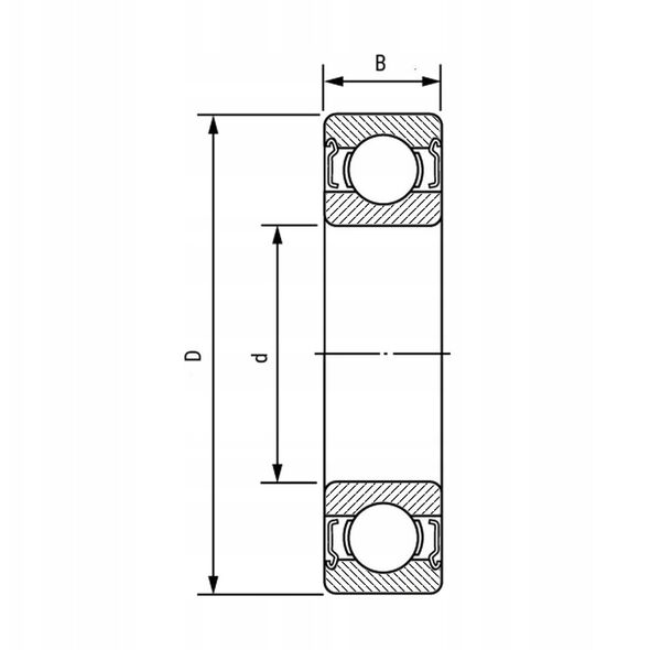 Leje SKF 6006 2Z