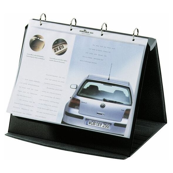 Durable Durastar, Freestanding, A4, Landscape, PVC, Graphite, Grey, 330 mm