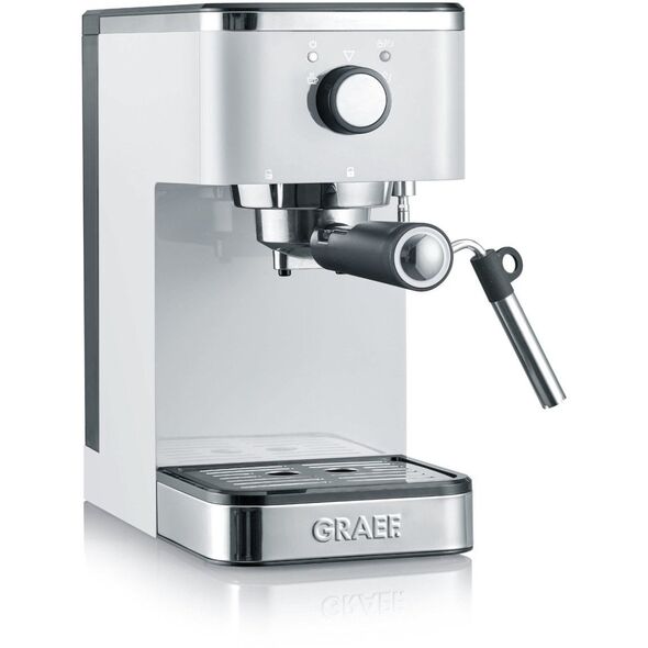 Graef ES 401, Espresso machine, 1.25 L, Ground coffee, 1400 W, Grey