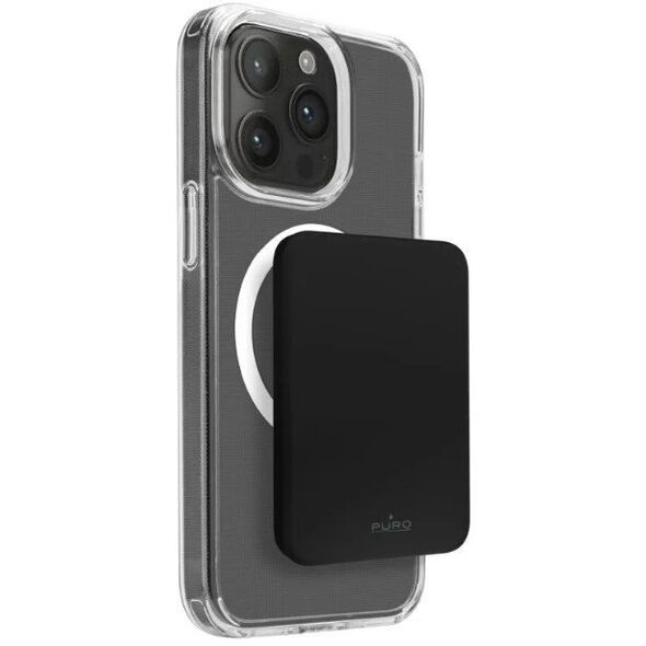 Powerbank Puro Mini Power Mag 4200mAh z MagSafe USB-C - czarny