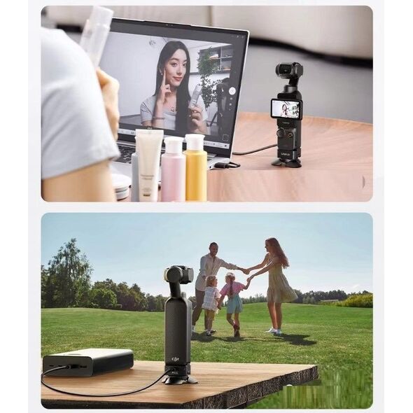 Podstawka Stojak 1/4"" Ładowarka Adapter Usb-c Type-c Do Dji Osmo Pocket 3 / Pk-11